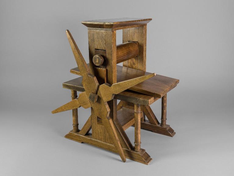 presse taille-douce d'Abraham Bosse (17° siècle)