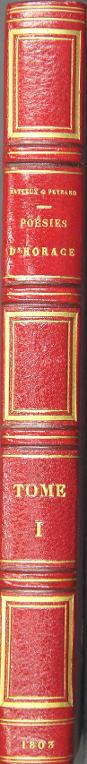Poésies complètes d'Horace
