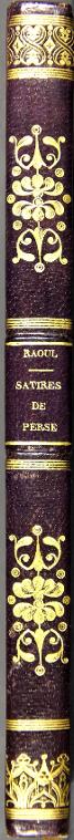Satires de Perse, traduites en vers français