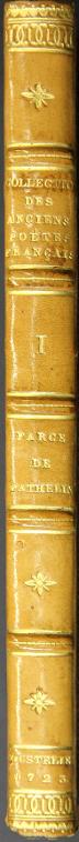 Collection des anciens poètes français