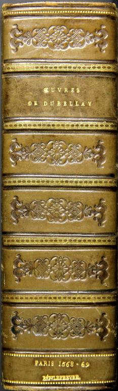 Les œuvres françoises de Joachim Du-Bellay