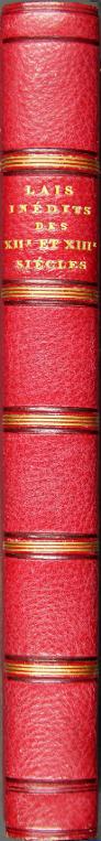 Lais inédits des XIIe et XIIIe siècle