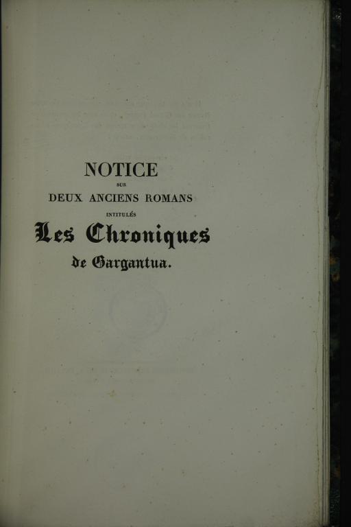 Des matériaux dont Rabelais s'est servi pour la composition de son ouvrage