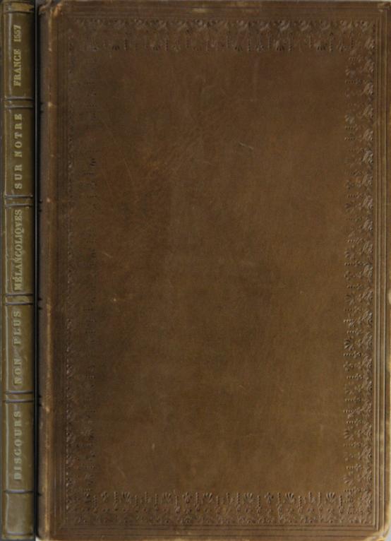 Discours non plus mélancoliques que divers