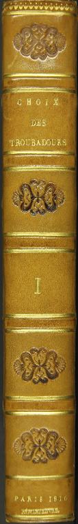 Choix des poésies originales des troubadours