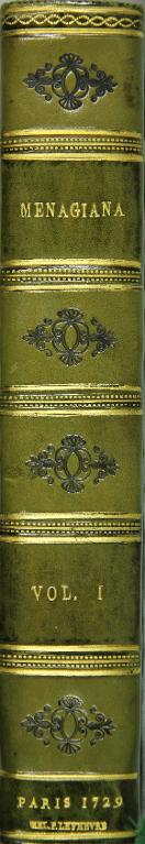 Menagiana ou les bons mots
