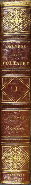 Œuvres complètes de Voltaire suivies des 53 portraits de Voltaire