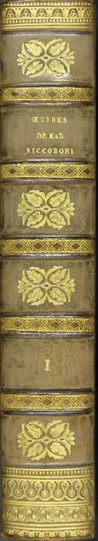Œuvres complètes de Mme Riccoboni