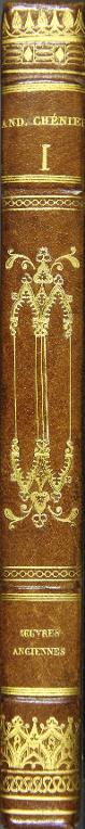 Œuvres anciennes et posthumes d'André Chénier