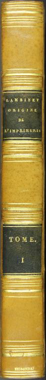 Origine de l'imprimerie