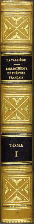 Bibliothèque du théâtre français depuis son origine