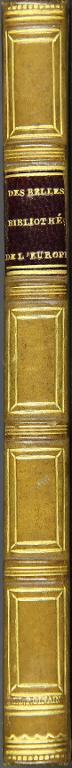 Traité des plus belles bibliothèques de l'Europe