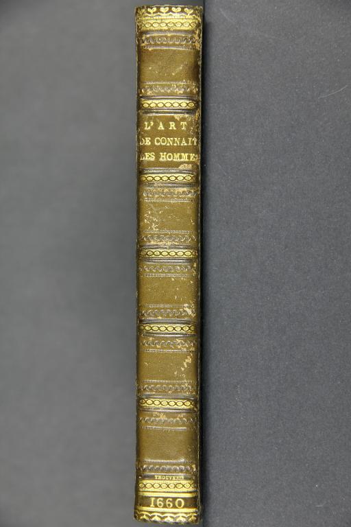 L'art de connoistre les hommes par le Sr. de La Chambre, conseiller du Roy
