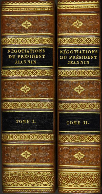 Les négociations de Monsieur le président Jeannin