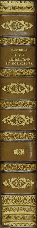Moyse considéré comme législateur et comme moraliste