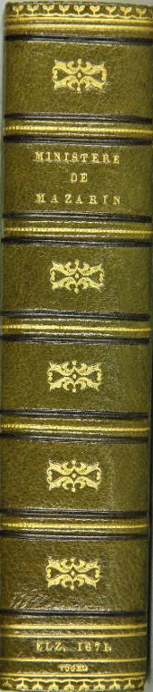 Histoire du ministère du cardinal Jules Mazarin