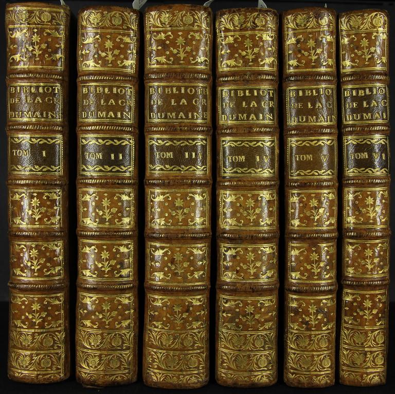 Les bibliothèques françoises de la Croix du Maine et de du Verdier