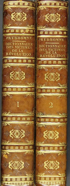 Dictionnaire des individus envoyés à la mort pendant la Révolution