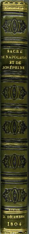 Procès verbal de la cérémonie du sacre et du couronnement de Napoléon