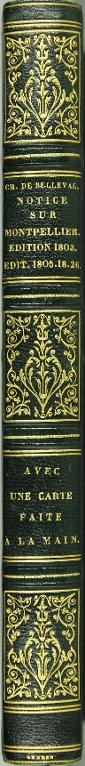 Notice sur Montpellier par Charles de Belleval