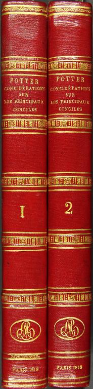 Considérations sur l'histoire des principaux conciles