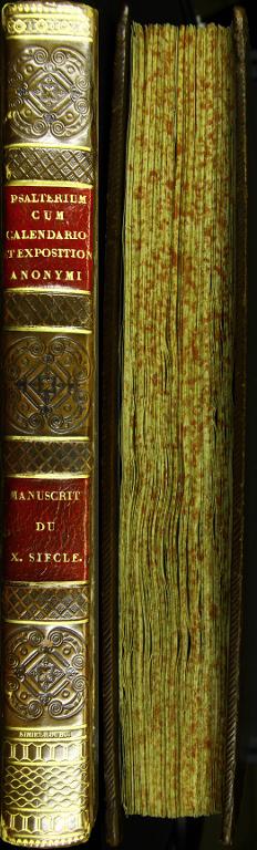 Psalterium, cum calendario et expositione anonymi. Mss. Saec. X