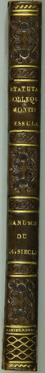 Statuta collegii Montis-pessulani