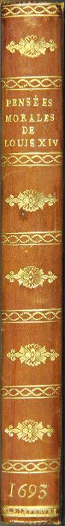 Pensées morales de Louis Quatorze