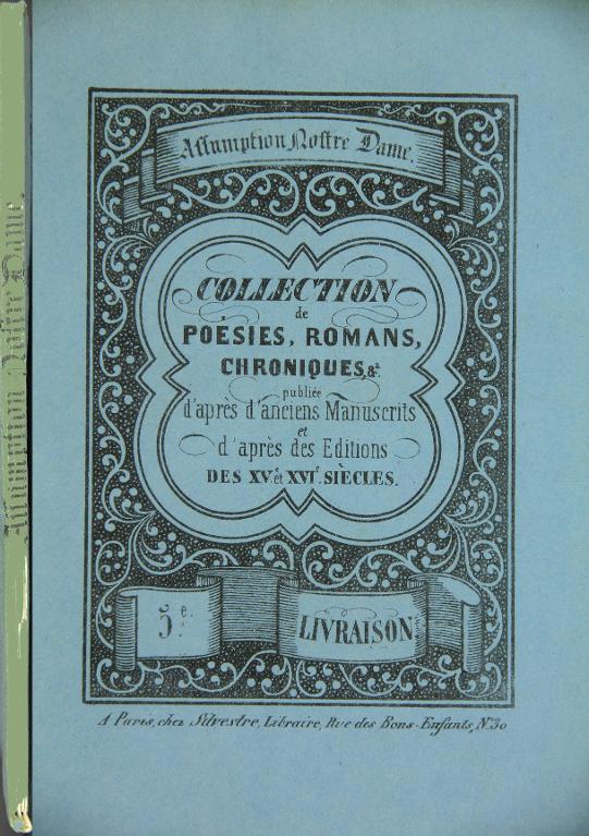 Moralite tresexcellente a l'honneur de la glorieuse assumption nostre Dame