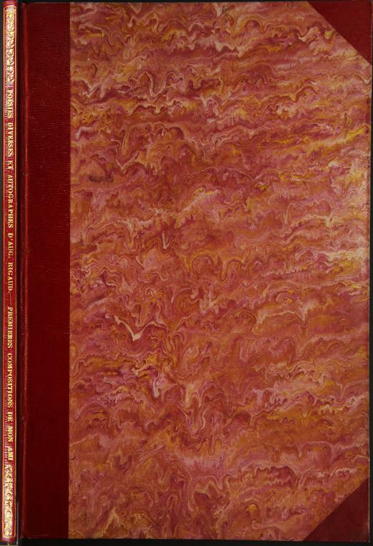 Poésies diverses et autographes